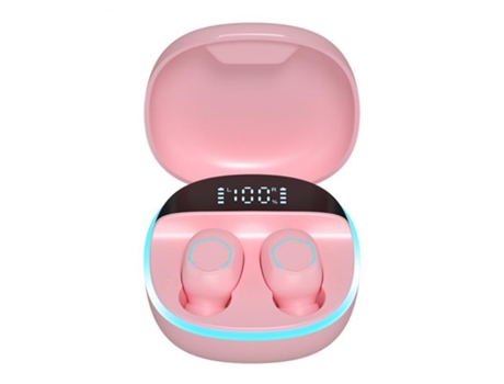 Auriculares Bluetooth True Wireless M13 5.4 Estéreo Binaural para Música Mini Rosa