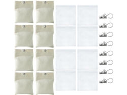 Pesas Para Banderas – 8 Bolsillos Para Cortinas De Cabaña, Soportess Para Manteles, Clipss Al Viento, Accesorios De