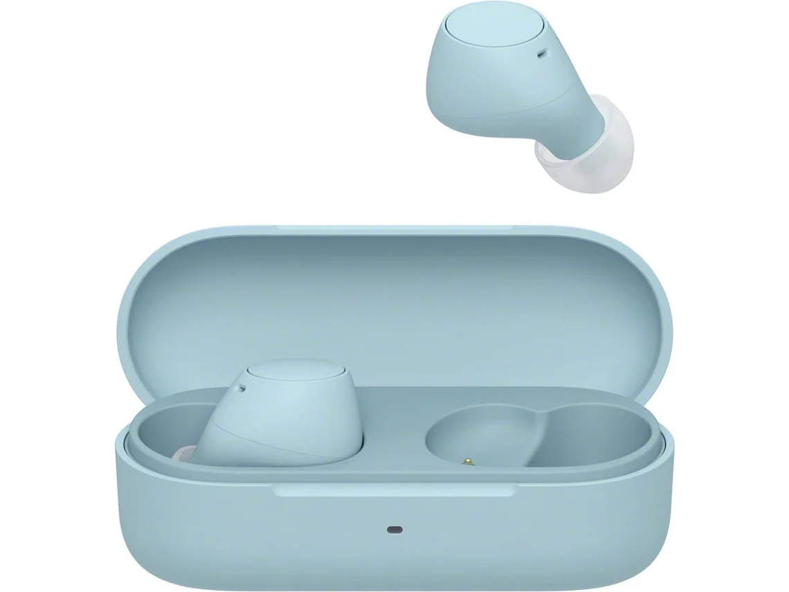 Auriculares Bluetooth True Wireless SONY WF-C510 (In Ear - Micrófono - Azul)