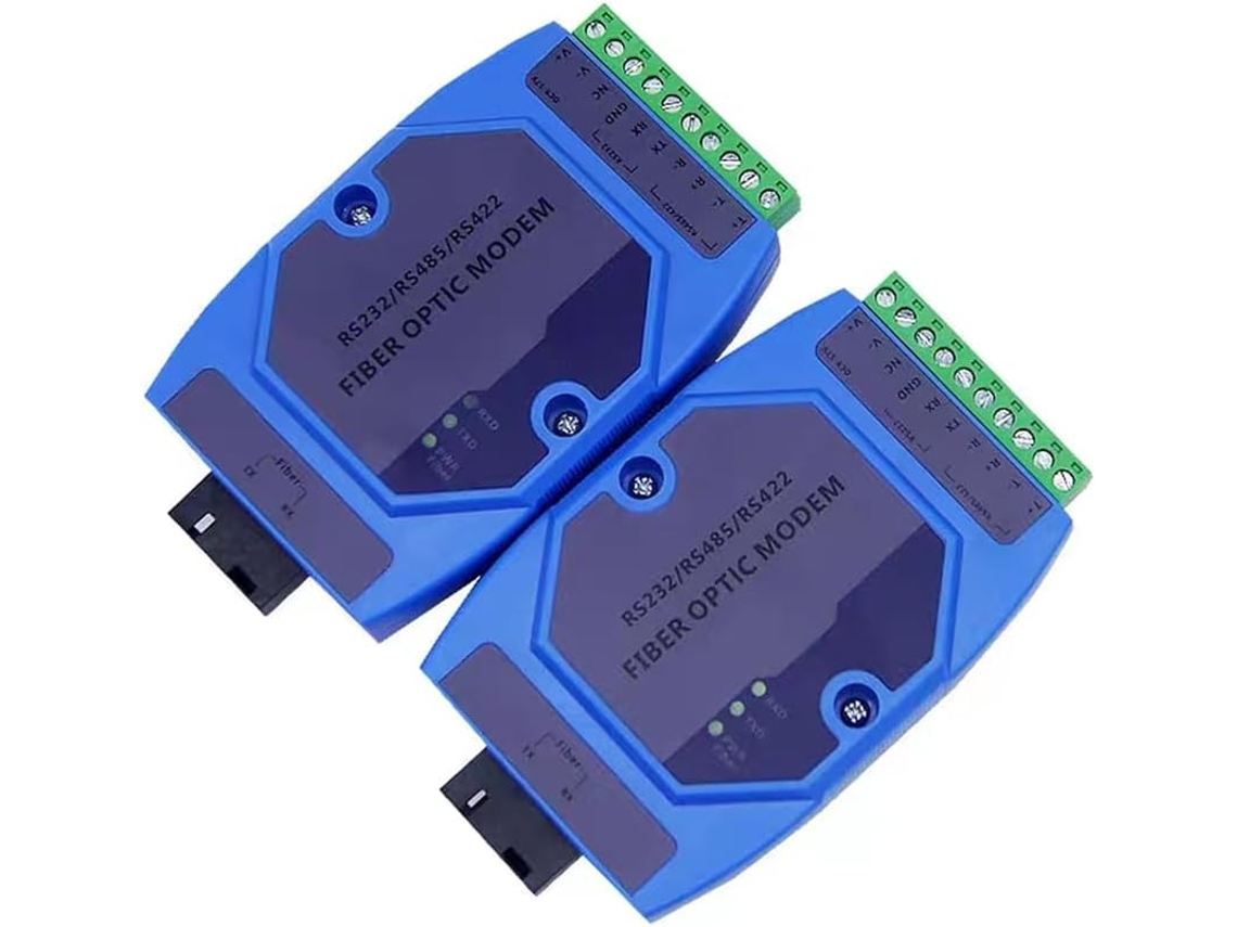 Módulo Transceptor Sc Convertidor De Puerto Serie Rs485 A Fibra Óptica, Adaptador Rs422