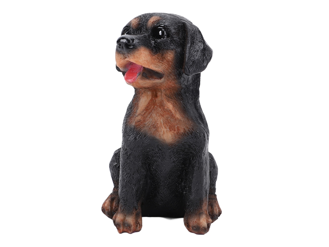 Lindo adorno de mesa de resina con forma de perro, ideal para un regalo.