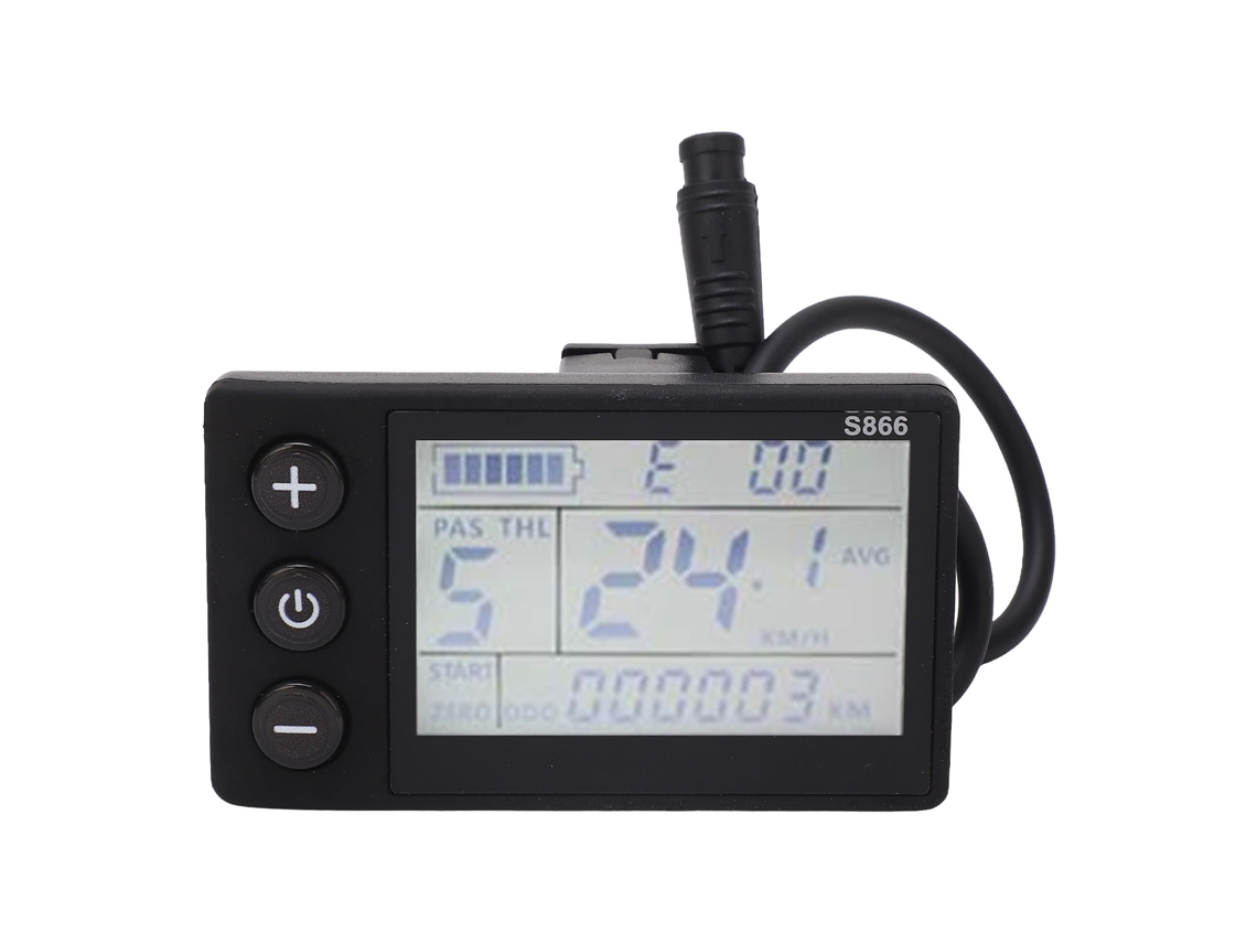 Omni-pantalla Lcd De Conversión Para Patinete Eléctrico Con Conector Impermeable 6p Panel Lcd Para Bicicleta De Montaña Piezas