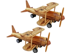 Conjunto De 2 Peças De Decoração Elegante Para Casa Ou Escritório Com Modelo De Avião.