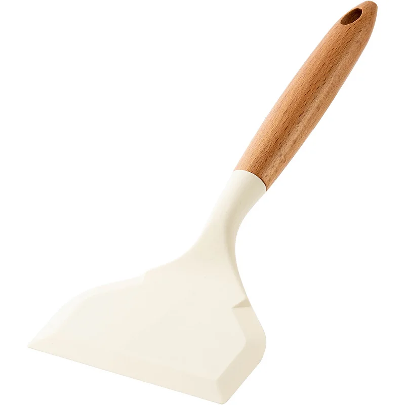 Utensilios De Cocina De Silicona De Grado Alimenticio (blancos), Espátula De Cocina