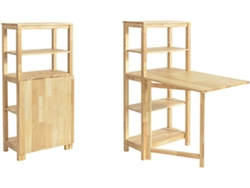 Mesa SOBUY (Marrón - Madera - 98x60x126 cm)