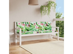 Cojines para banco de jardín, 2 unidades, 200x50x7 cm, tela multicolor HARLANV1