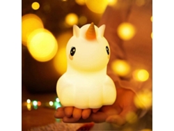 Luz nocturna de unicornio, luz nocturna para bebés, luz nocturna LED recargable portátil Rosewell (con interfaz USB)