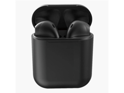 Auriculares Bluetooth True Wireless INTERSTELLAR inpods12 (In Ear - Micrófono - Negro)