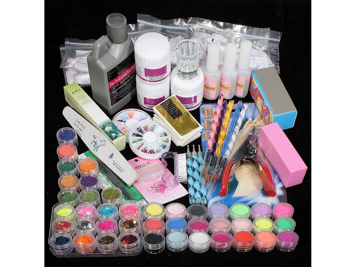 Set De Uñas Acrílicas Y Gel Uv Para Manicura Diy Tienda De Belleza
