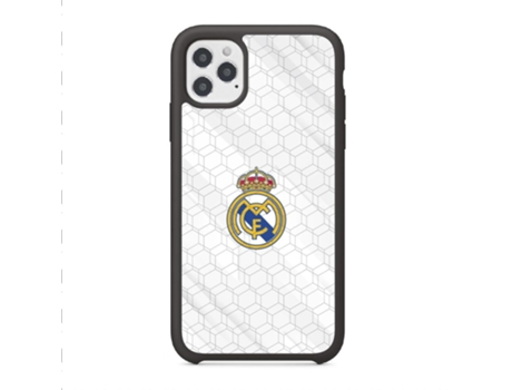 Funda PHONECASES3D iPhone 12 Pro - Oficial Real Madrid (Piel Sintética - Negro)
