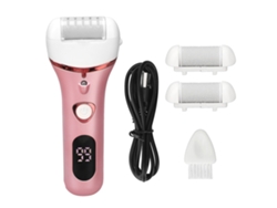 Rebe - Lijadora eléctrica portátil recargable para callos y grietas en los pies - Rosa