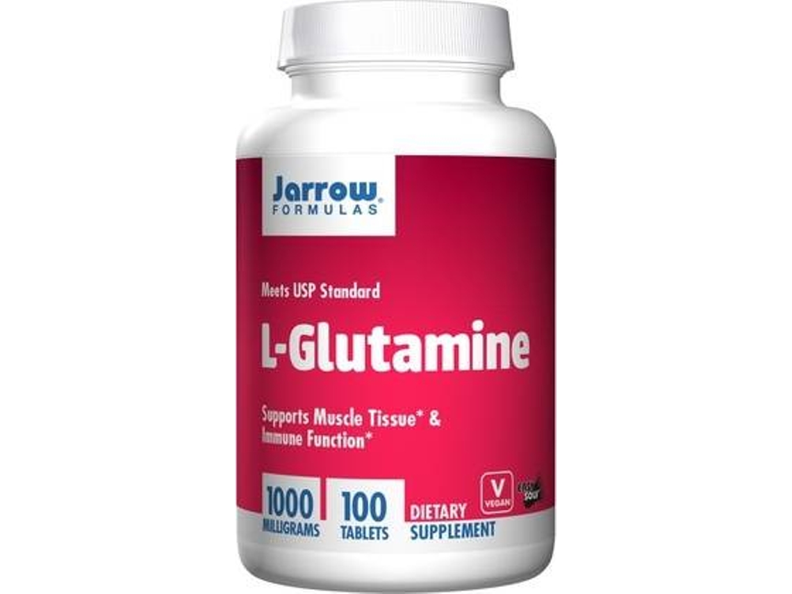 Complemento Alimentar JARROW FORMULAS L-Glutamina (100 comprimidos)