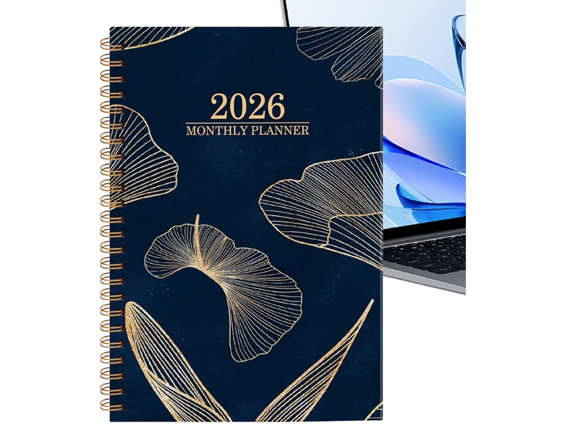 Agenda Mensual 2026 - Cuaderno De Escritura Fluida Con Bloques Grandes