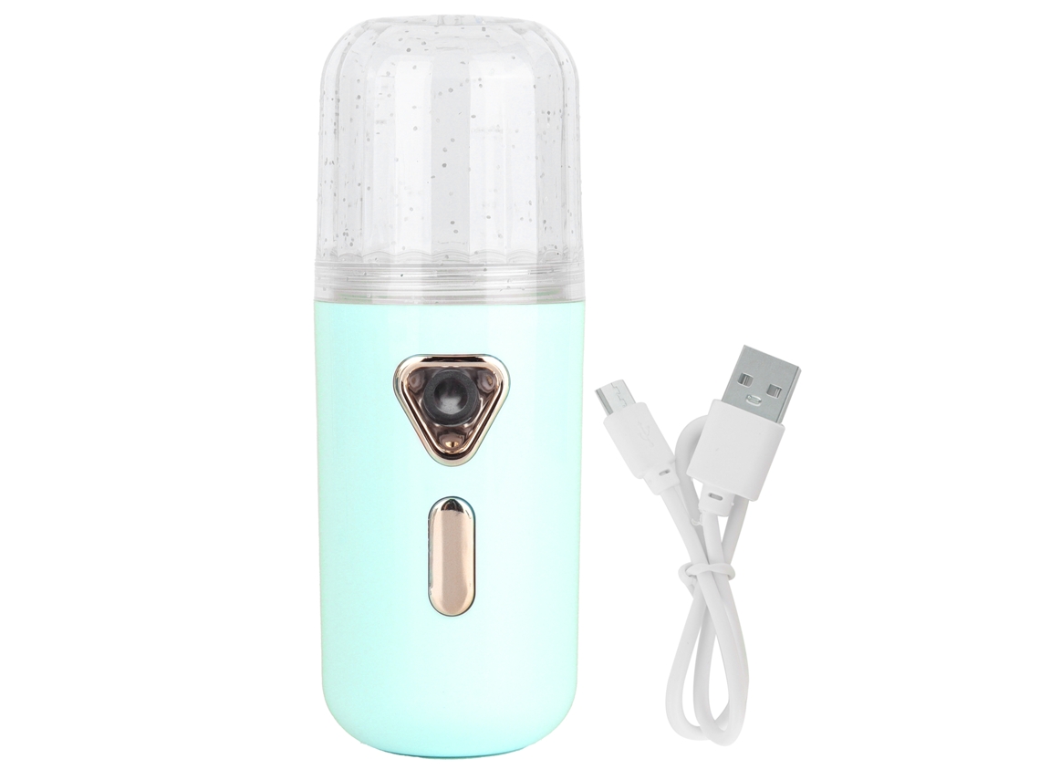 Humidificador facial portátil de nanoatomización de 30 ml con carga USB