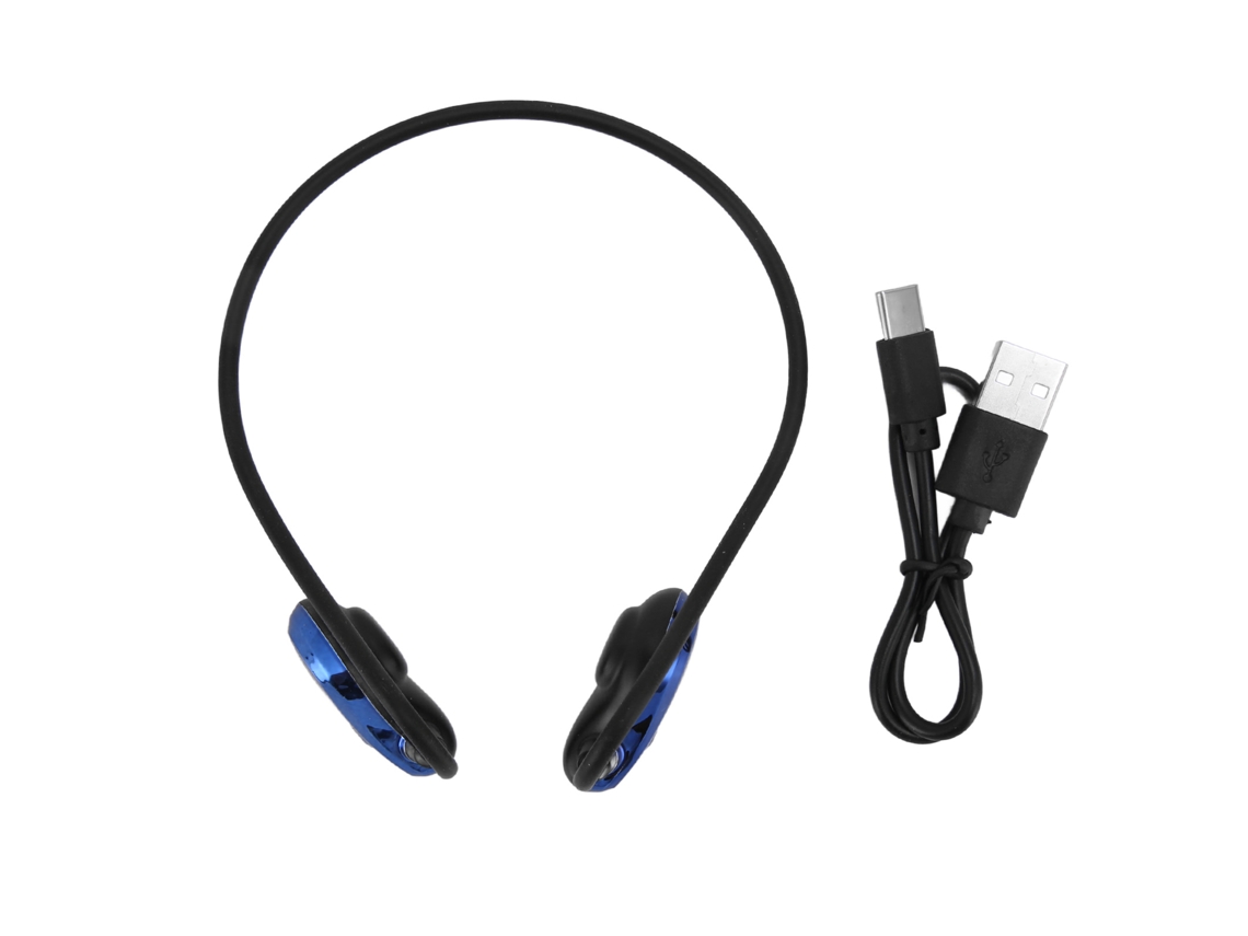 Fones De Ouvido Open Ear Sem Fio Bluetooth 5.3 Redução De Ruído Estéreo Para Esportes Corrida Diário Azul