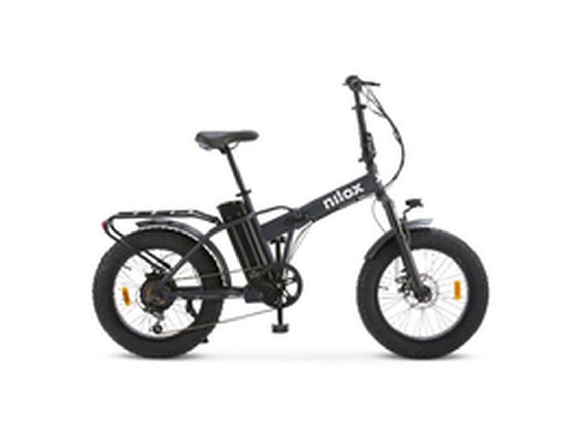 Bicicleta eléctrica Nilox X8 Pro 20x4p (Negro, 20 pulgadas, 250 W, 6 velocidades)