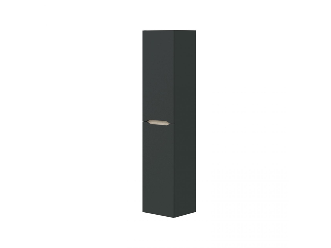 Columna de baño suspendida Lotto Antracita - Roble 31 x 135 x 26 cm