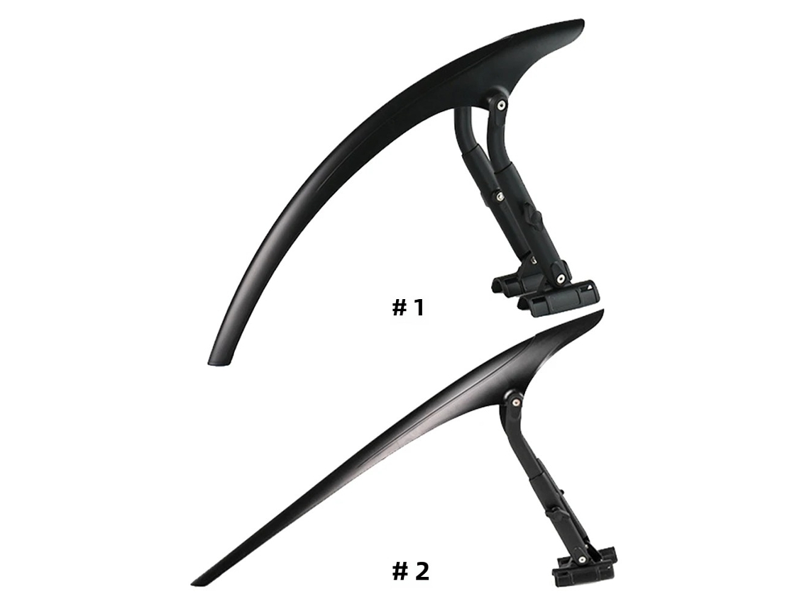 Guardabarros MTB desmontable, kit de guardabarros ajustable para bicicleta de carretera, protección para ciclismo, fácil instalación, vayotoy