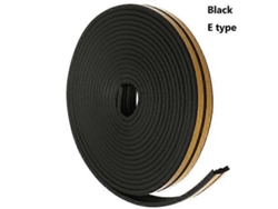 Tira De Sellado Para Ventanas Y Puertas 5/10m Aislante Contra Viento Ruido Polvo Insectos Instalación Fácil Epdm 10m-e Rojo-rosado Y Negro