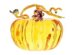 Calabaza De Vidrio Moldeada A Mano Decorativa Para Otoño Cosecha Acción De Gracias Halloween Hogar Mesa