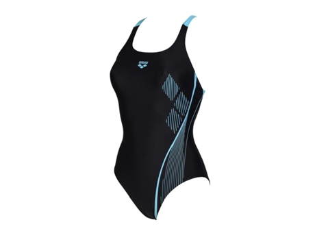 Bañador de Mujer para Natación ARENA Pieza Graphic Negro (40)