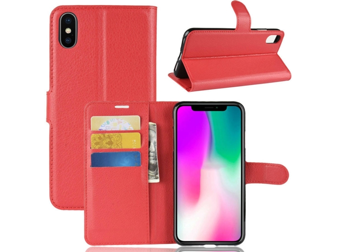 Funda Samsung Galaxy A8+ 2018 Flip Rojo