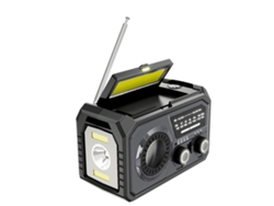 Radio De Emergencia Con Manivela Solar, 16000 Mah, Noaa, Am/fm, Radio Meteorológica Portátil.