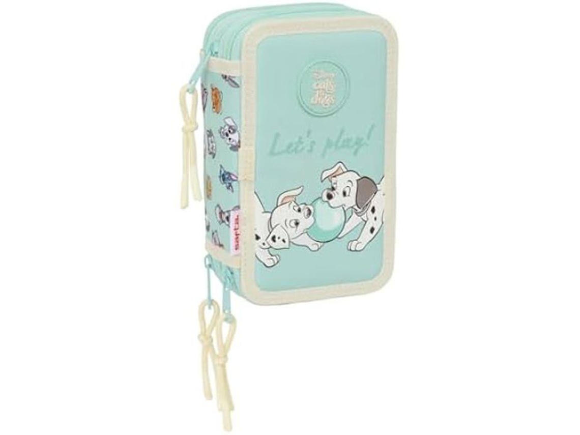 Estuche escolar multicolor Safta con 37 herramientas incluidas para niños de 5 a 14 años. Cómodo.