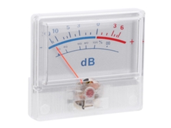Conector Para Medidor Vu De Alta Precisión De 20+6 Db Para Amplificador De Audio Con Puntero. Ideal Para Estudio, Hogar Y Automóvil.