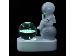 Bolas Cristal Astronauta Resina Vidrio Efecto Decorativa Regalo Creativo Cumpleaños Decoración Interiores