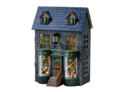 Tienda De Magia. Modelo 3d Con Diseño De Puerta Abierta Y Luces Led. Dimensiones: 9x7x12 Cm.