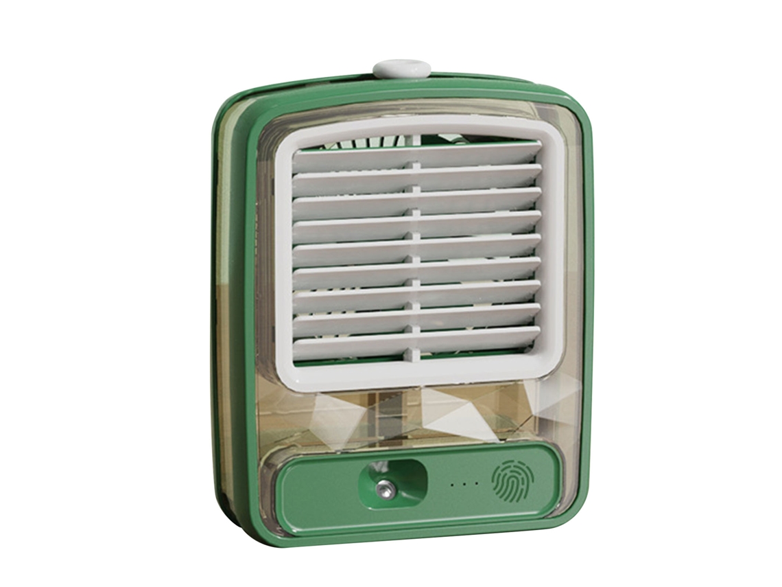 Ventilador De Escritorio Usb Refrigerado Por Agua Con 3 Velocidades Y Aspas Espirales 3d - Mini Aire Acondicionado Ecológico