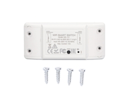 Módulo Interruptor Wifi Controle Por Voz Temporizador App Tuya 10a 220v