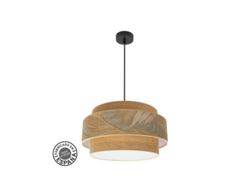 Colgante Samoa 3xe27 Negro/camel Regx50d