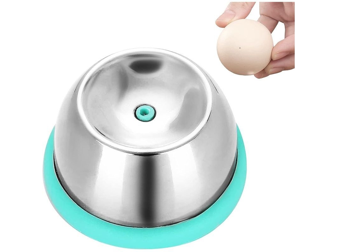 2026da-perforador De Huevos Linjou Acero Inoxidable 304 Punzón Anti-deslizante Herramienta De Cocina Azul