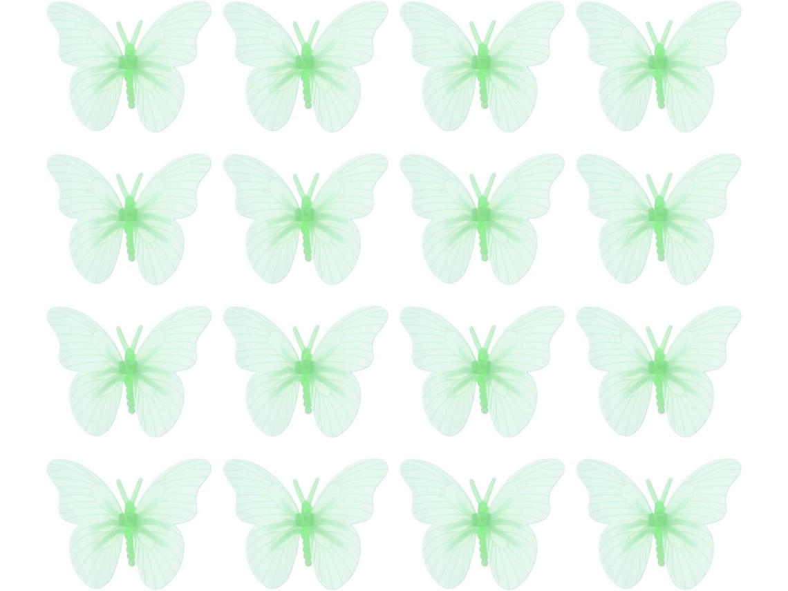 20 Pegatinas Luminosas Pared Plástico Ecológico Decoración Creativa Techos Paredes Ideales Dormitorios Niños