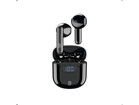 Auriculares Bluetooth True Wireless CELLULARLINE Seek Auriculares Estéreo Tws Sonido interior Llamadas/Música Base de carga Negro