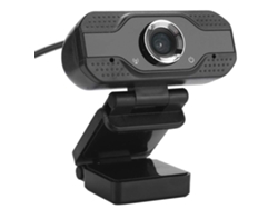 Webcam Full HD 1080P con micrófono para escritorio Cámara de computadora para clases en línea USB Soporte para webcam Plug and Play Captador integrado CHRONUS
