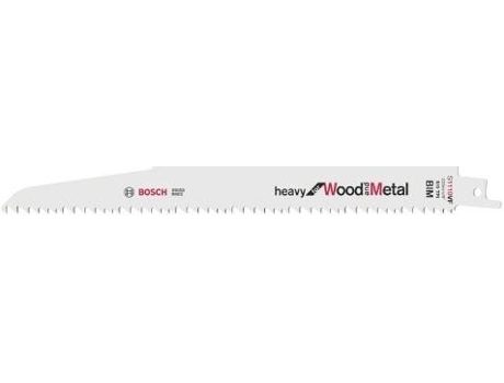 Hoja de Sierra de Sable BOSCH S 1110 Vf Heavy para Madera y Metal