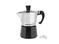 Cafetera Italiana ORBEGOZO Aluminio (1 Chávena)