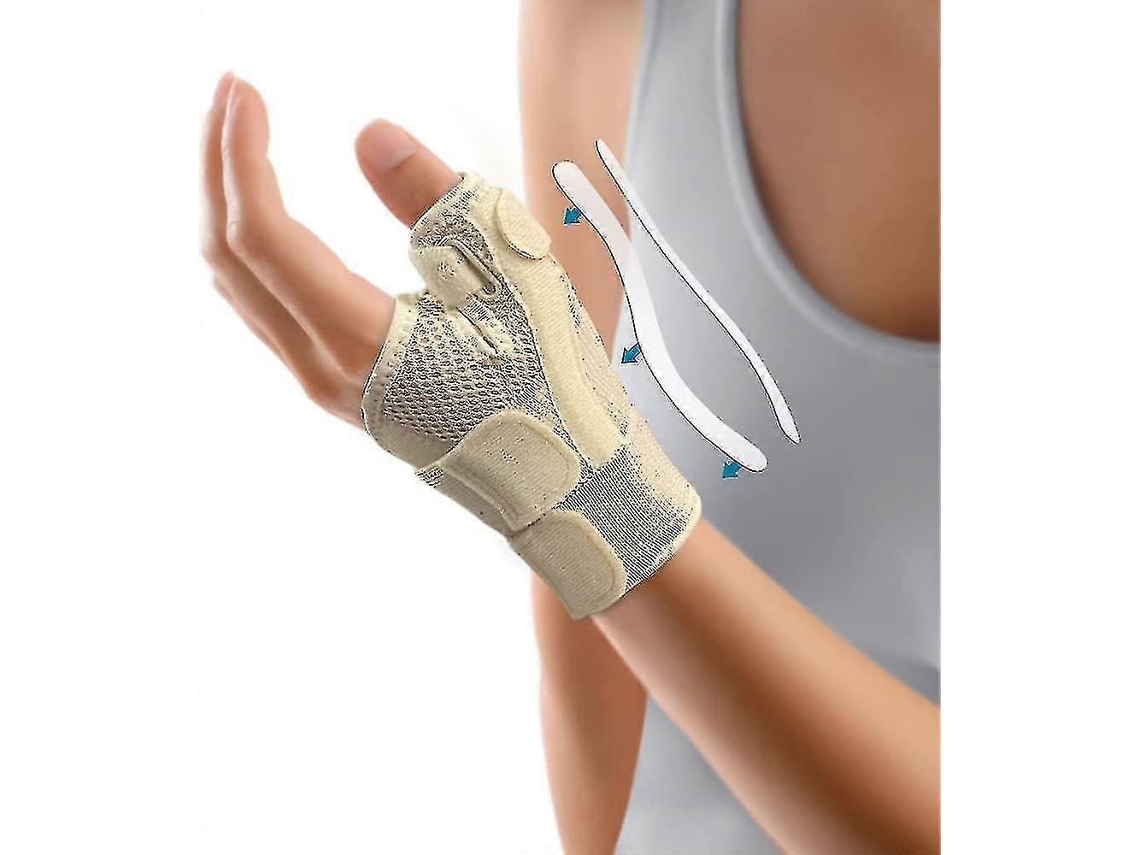 Soporte ajustable para muñeca y pulgar para hombres y mujeres, alivia las molestias y la fatiga.