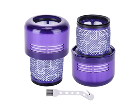 Pacote com 2 filtros de vácuo para aspirador de pó dyson v11 sv14, 970013-02