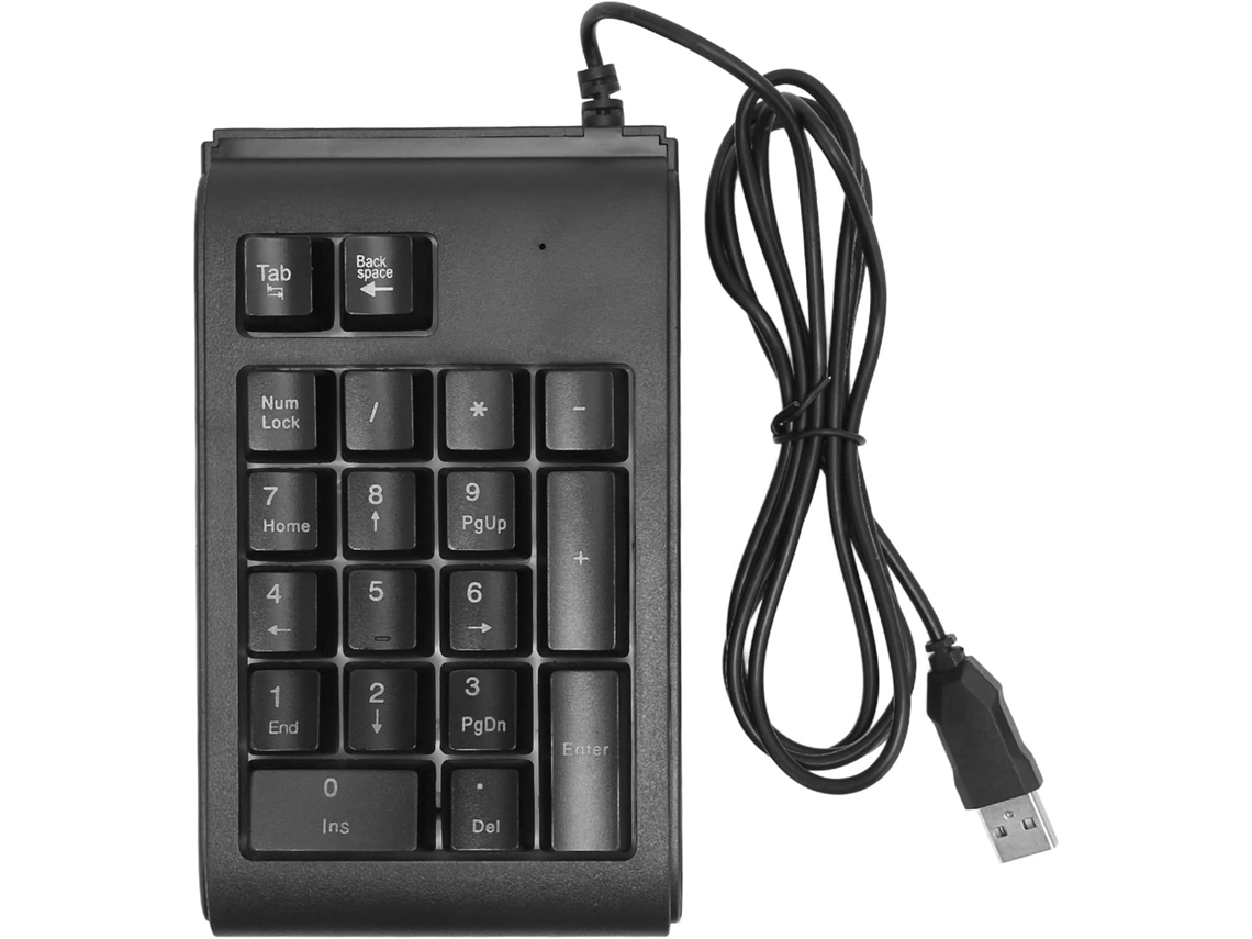 Teclado Usb Con Teclado Numérico, Cable, Retroiluminación Rgb Y 19 Teclas.