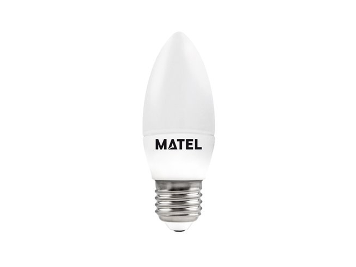 Bombilla LED vela Matel E27 7w