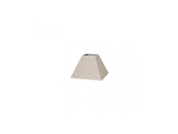 Pantalla Piramide Tenorio E27 Lino beige 20dx10dx15h