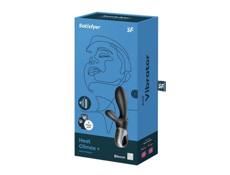 Estimulador SATISFYER Heat Climax Vibrador Anal Con App 1 Unidad
