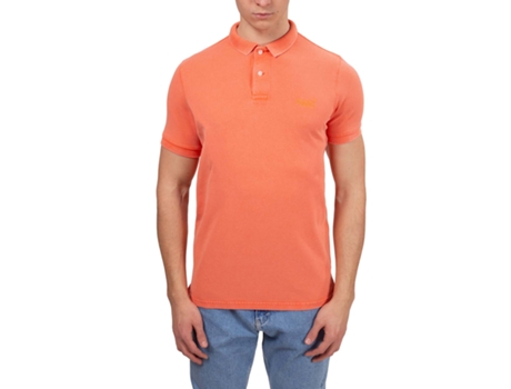 Polo Ultrafina de Hombre SUPERDRY Algodón Rosa (3XL)