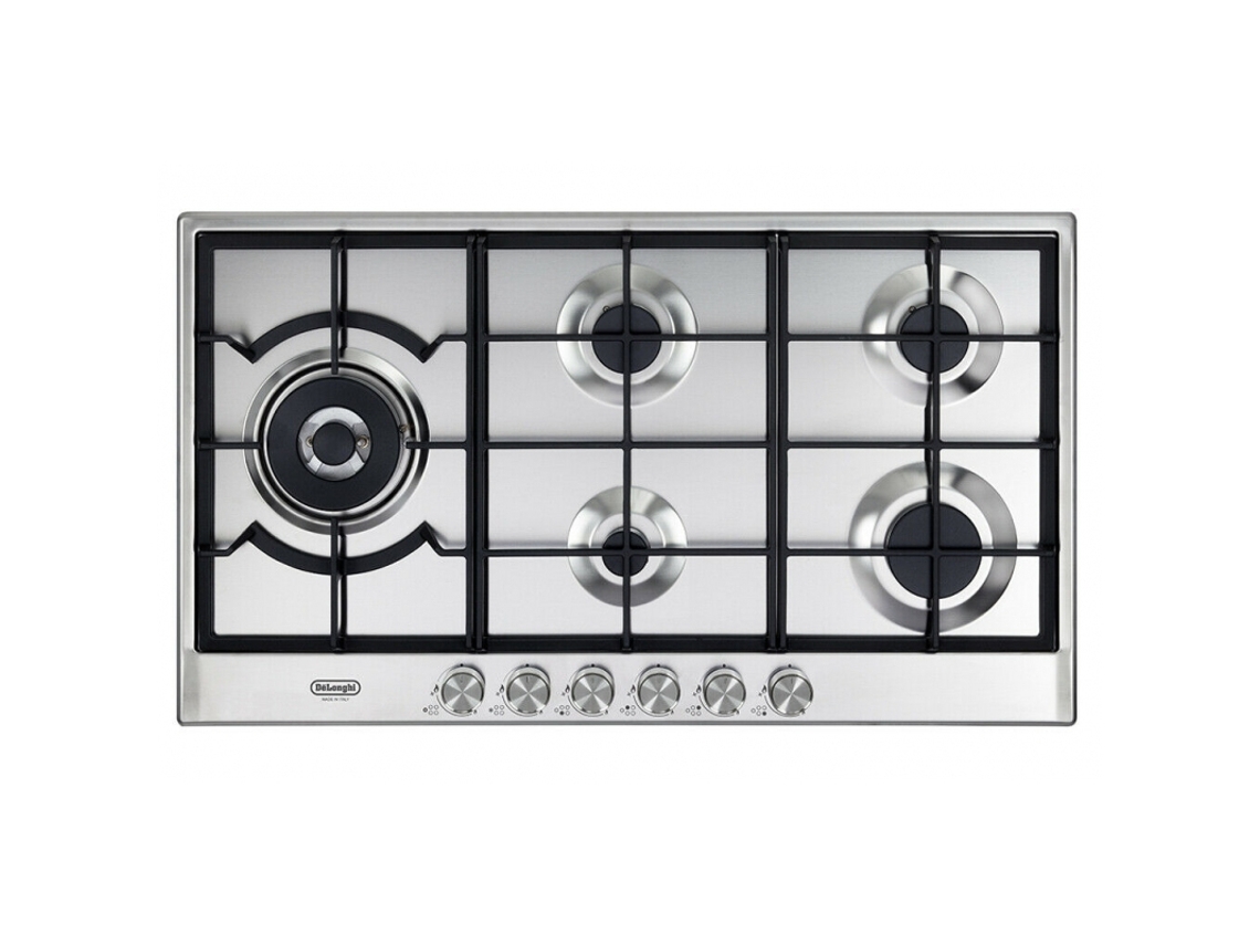 Placa de Gas DE'LONGHI NSL590DX (90 cm - Inox)