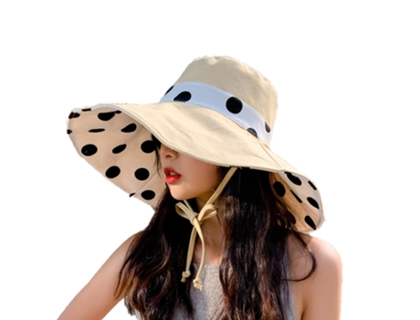 Sombrero Dupla JEIIBRZUI Visera De Pescador Ala Cara Beige