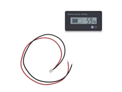 Medidor De Combustible De Batería De Plomo-ácido De 12v, Voltímetro, Indicador Con Pantalla Lcd Y Hebilla